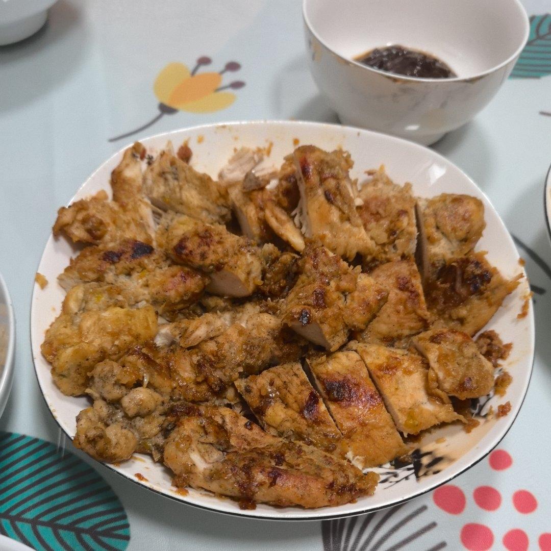 酷炫屌炸天好吃的煎鸡胸肉（香蒜蜂蜜煎鸡胸肉）