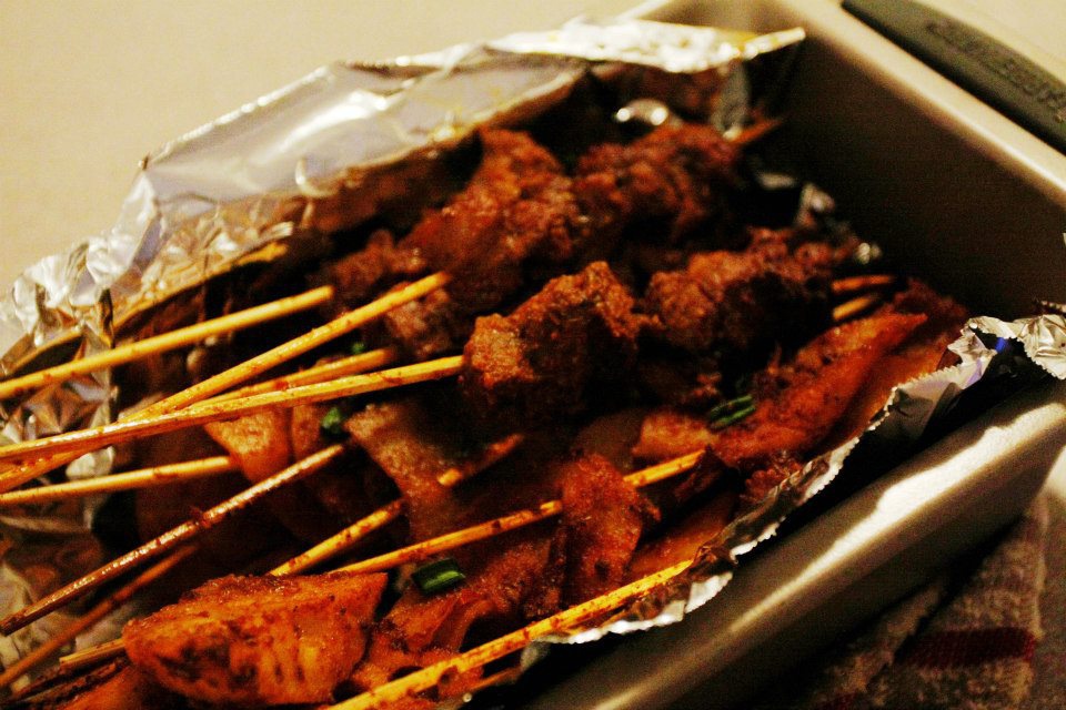 超简易版麻辣烧烤