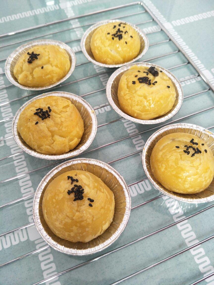 蛋挞皮烤汤圆