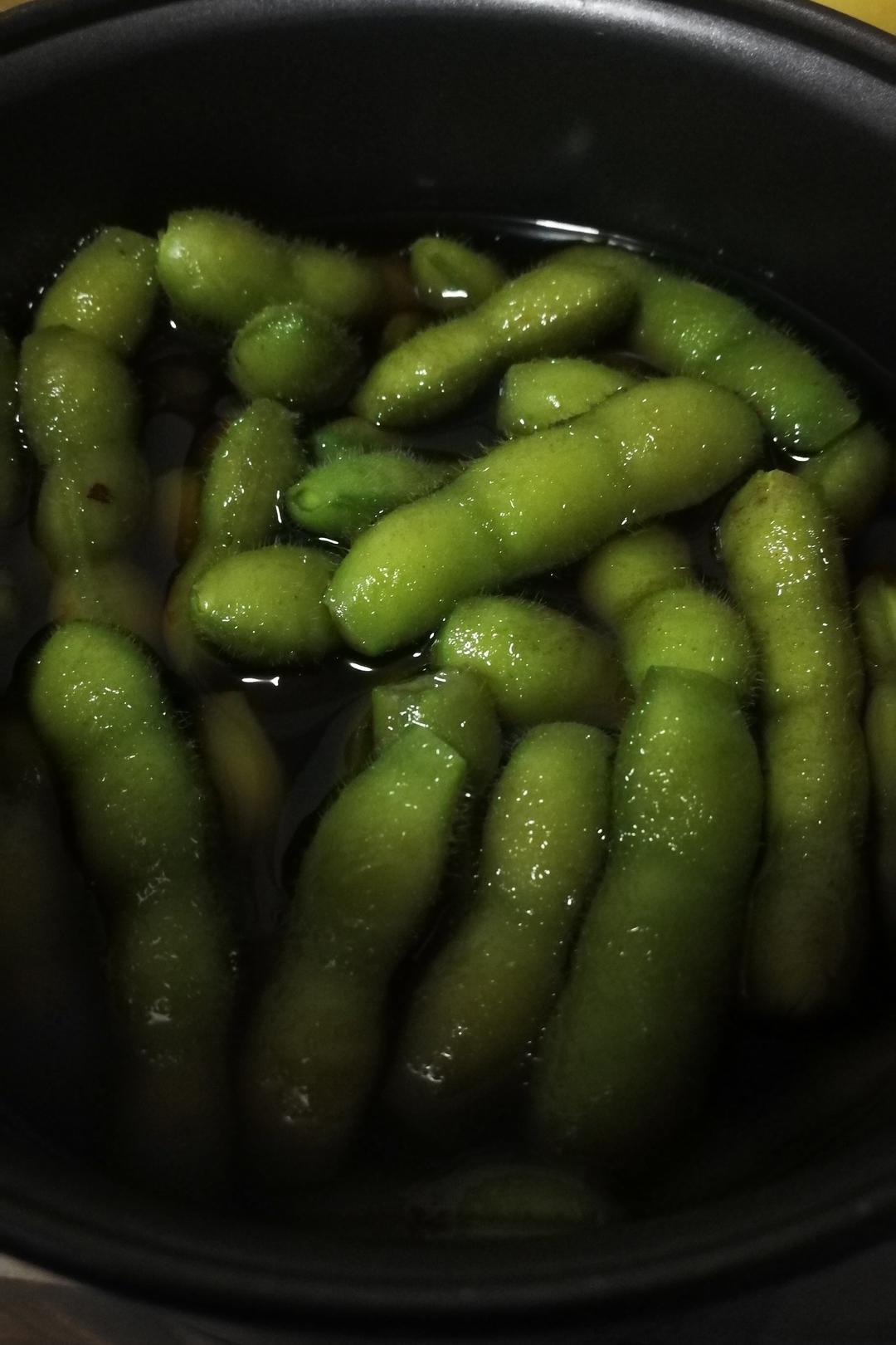 冰镇香糟毛豆