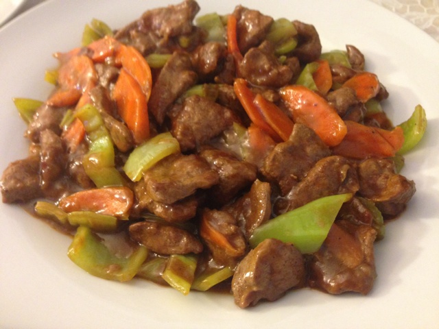 下厨房用户9ul6做的美丽的爆炒牛肝