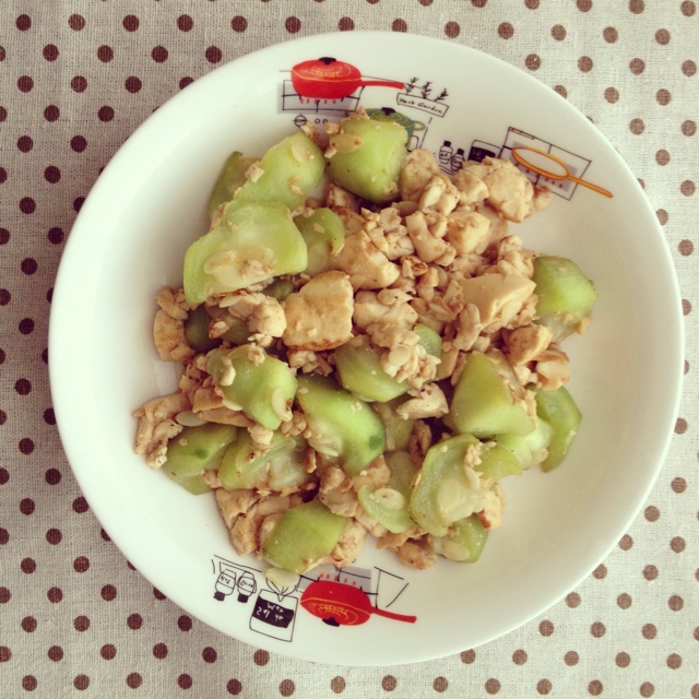 丝瓜焖豆腐