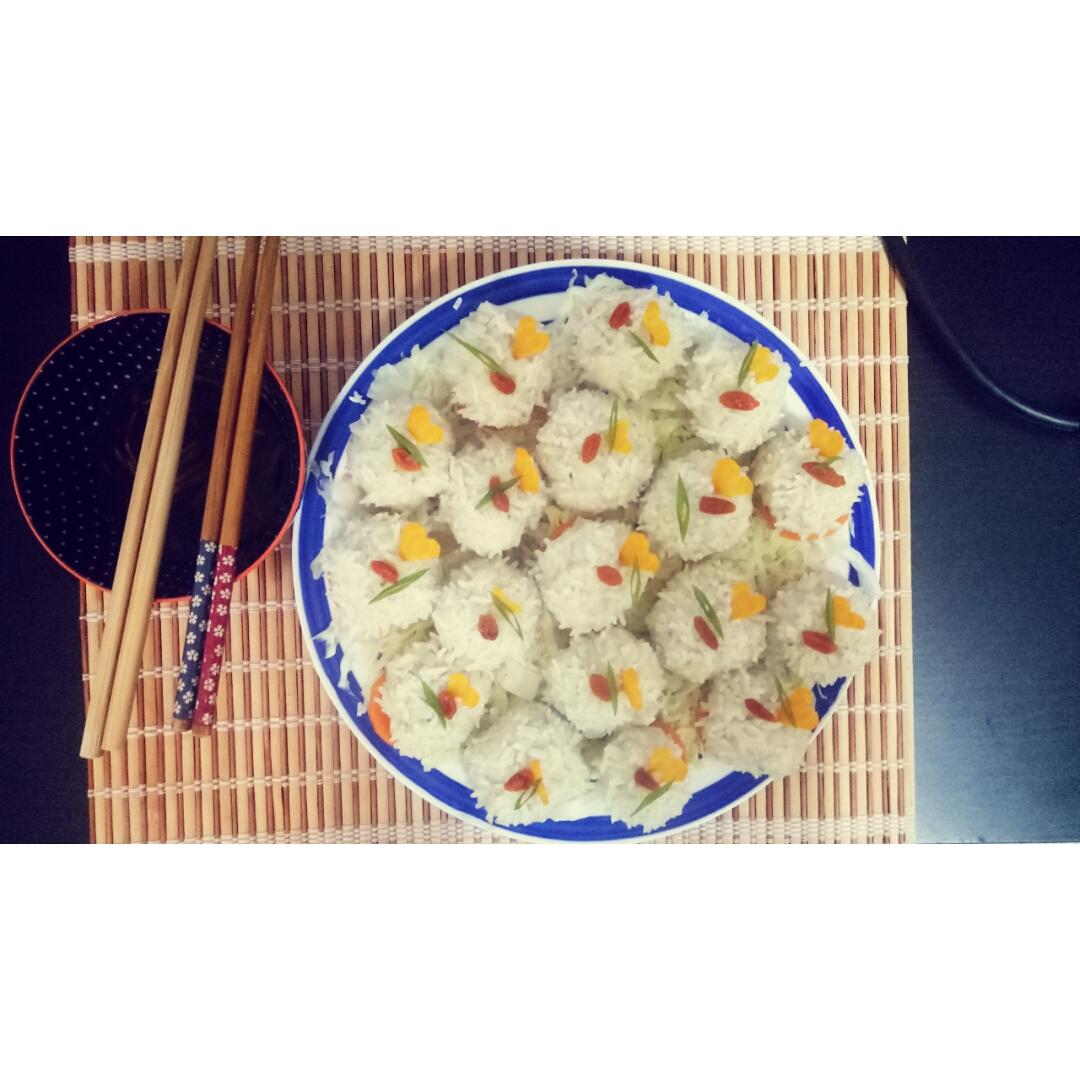 蒸糯米丸子