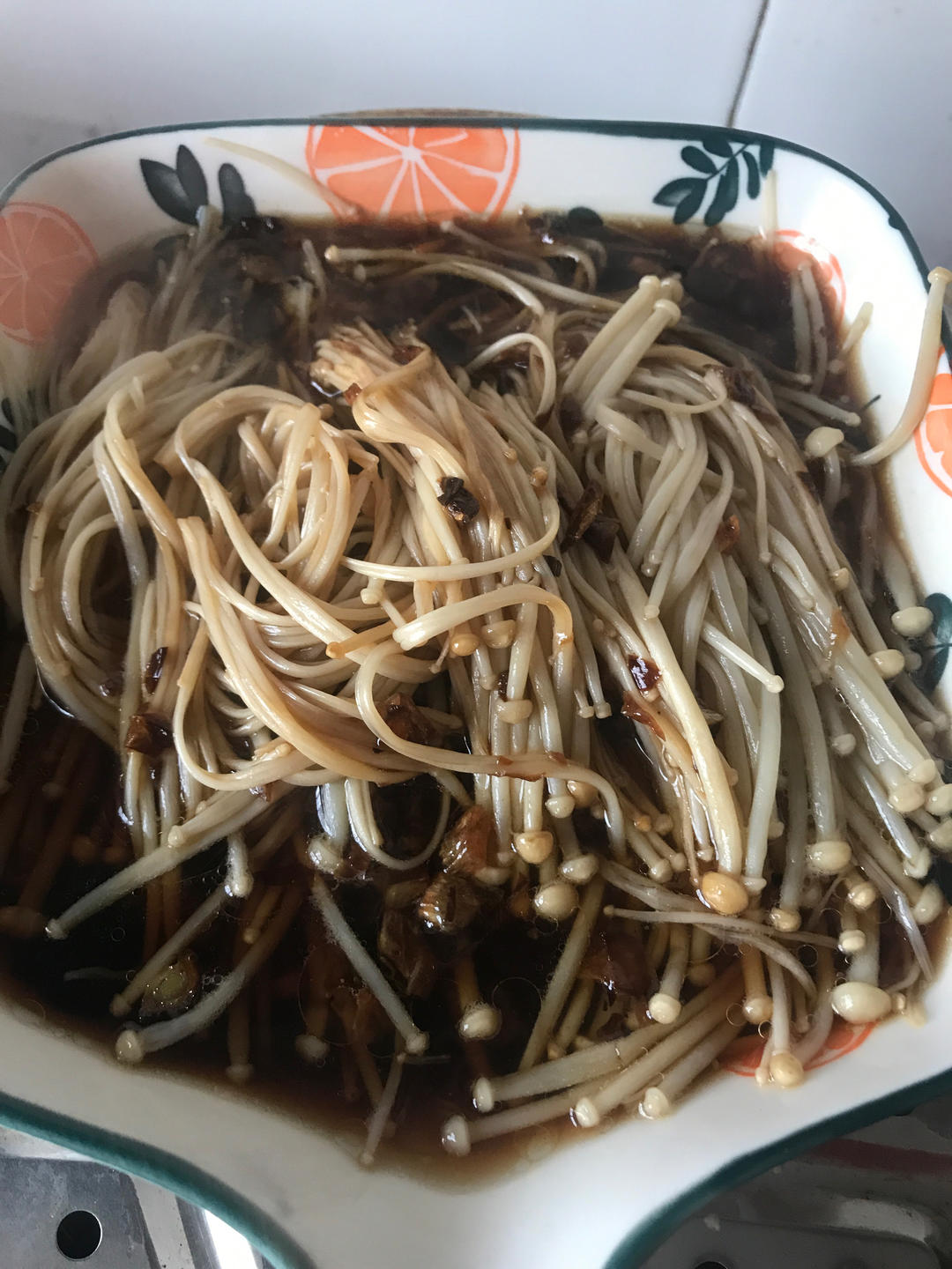 蒜蓉蒸金针菇