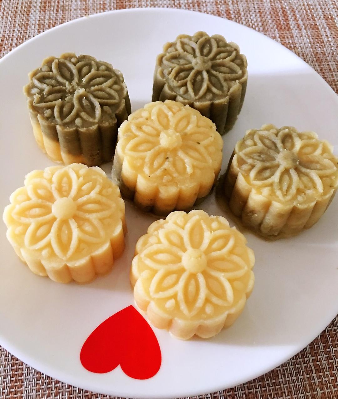 电饭锅也能做绿豆糕
