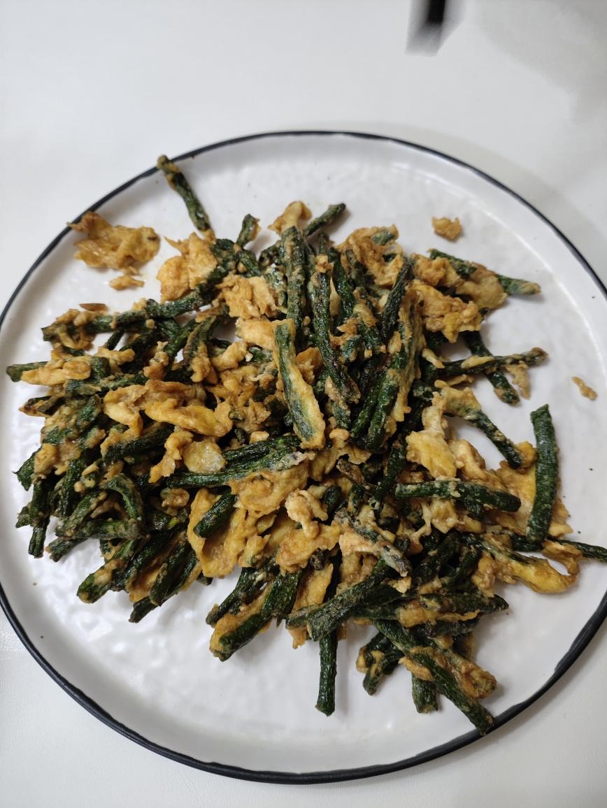 豆角炒蛋超级下饭菜，不好吃算我输