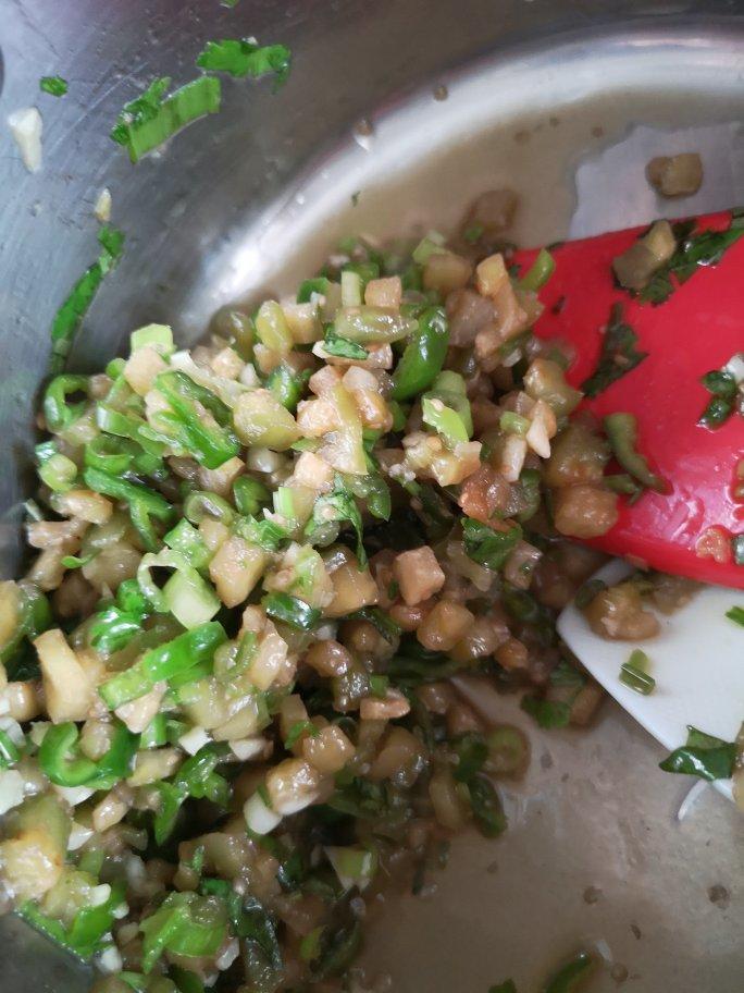 青椒茄子包子（完美包子皮，复刻包子店）