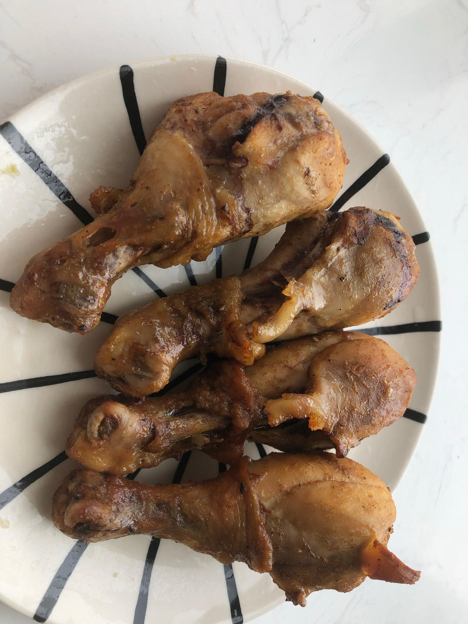 快手简单到爆的烤鸡腿(脆皮的呦)