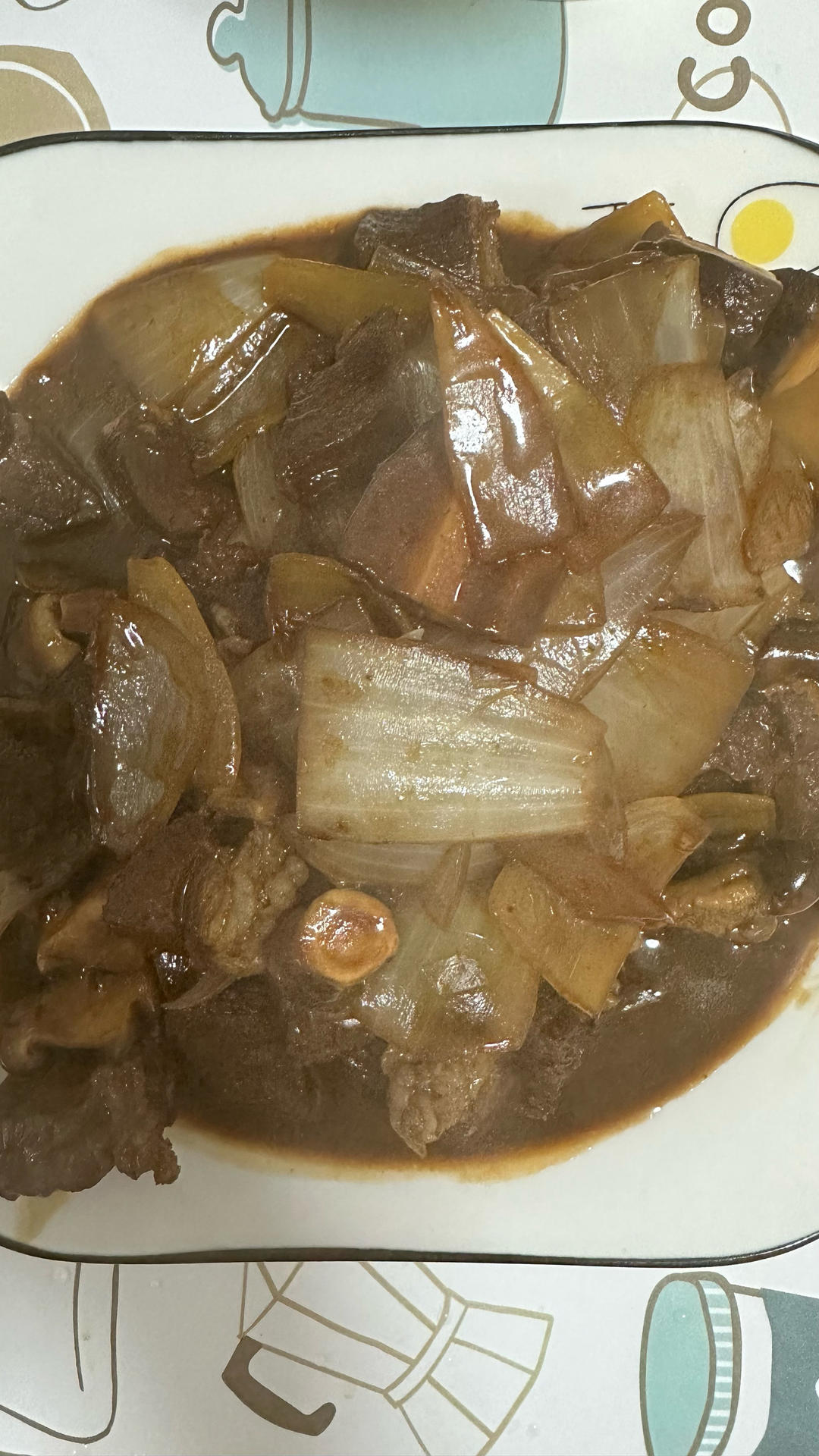 原切牛排的花样--黑椒蘑菇牛肉粒