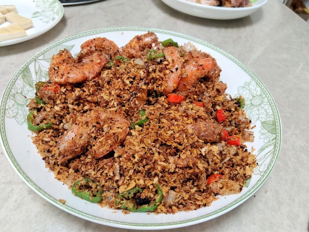 年夜菜——避风塘炒虾