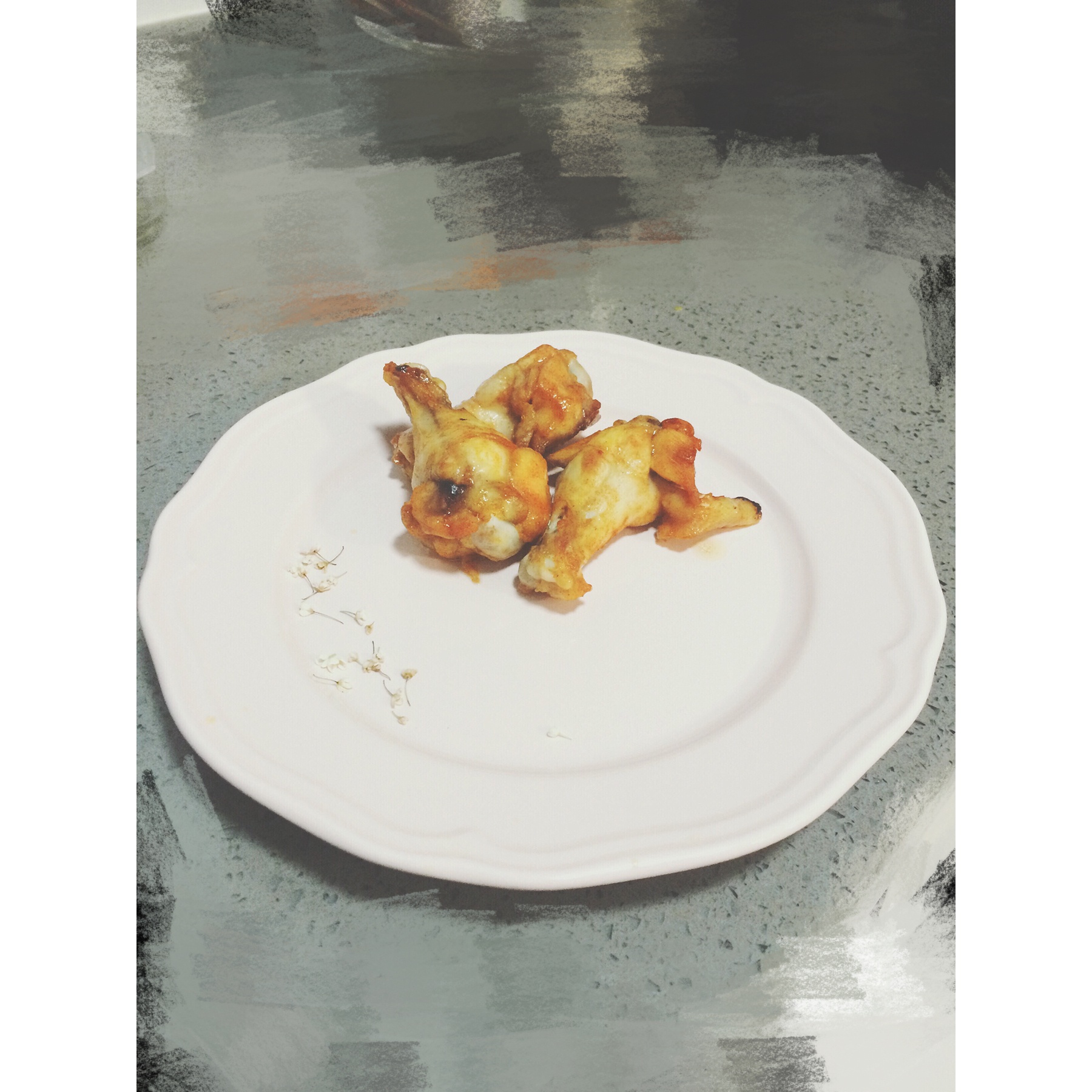 盐焗蜜汁烤鸡腿
