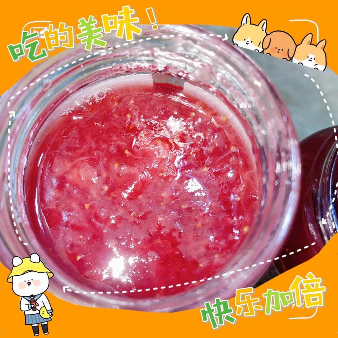 自制草莓果酱～面包机版