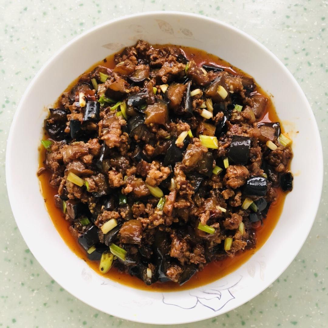 【超简单】虾酱茄子肉沫饭