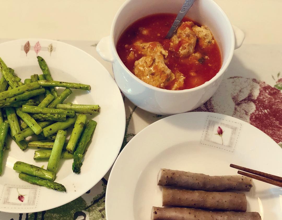 西红柿菜谱3⃣️-红烩鸡肉丸子（减脂增肌）