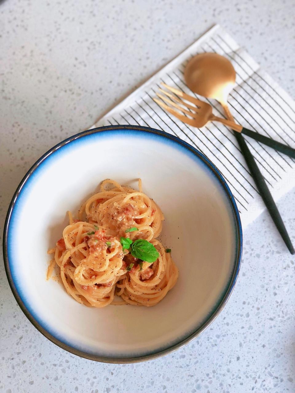 Spaghetti Carbonara 意式咸肉芝士意粉