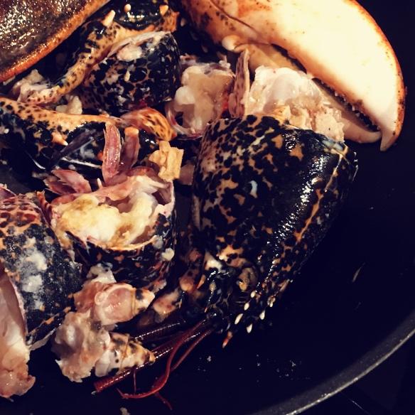 老广东酒楼的龙虾伊面