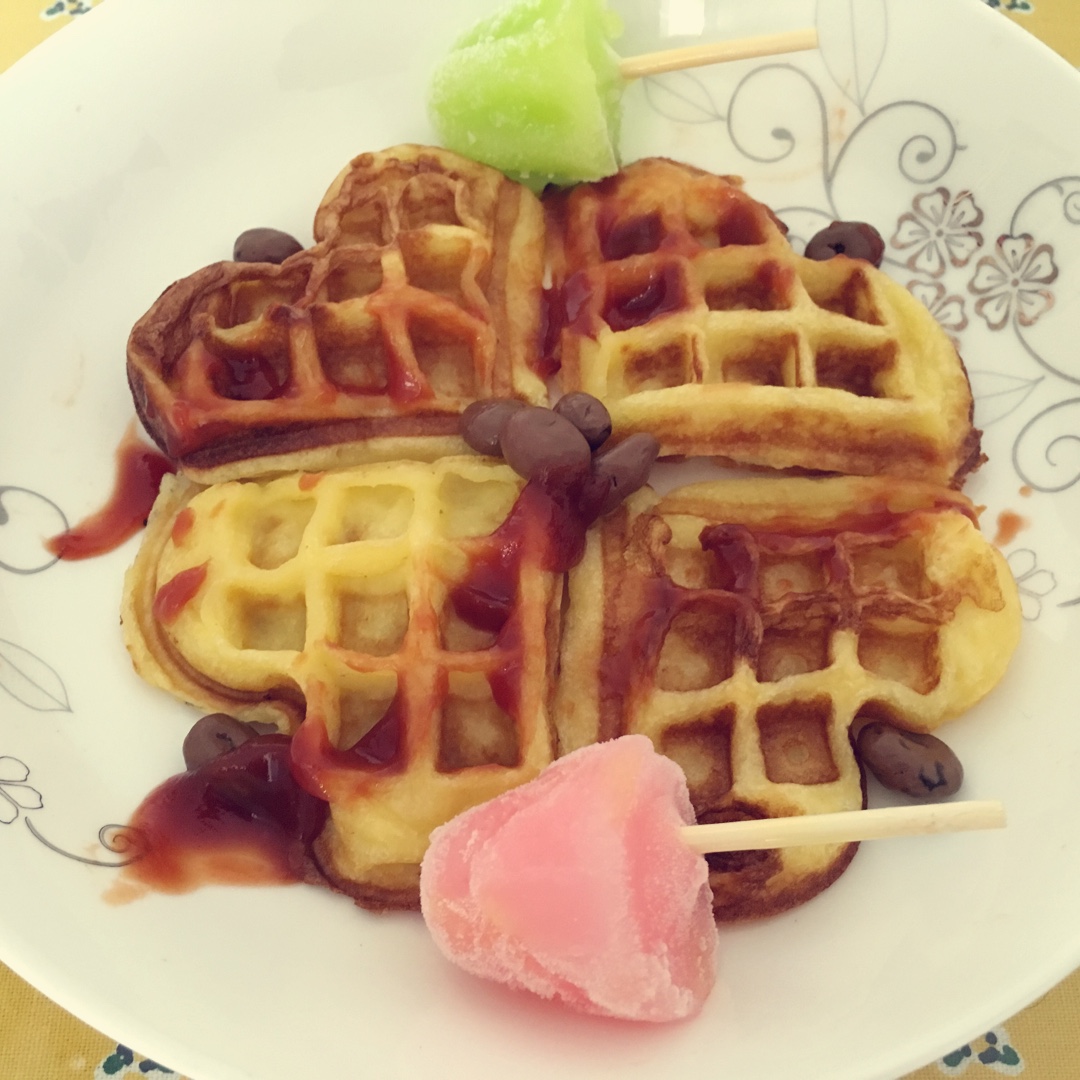 抹茶华夫饼