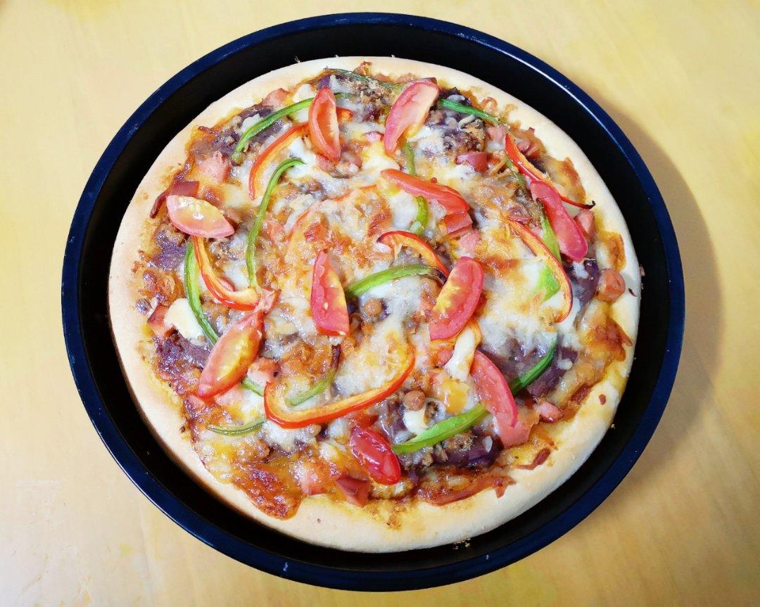 黑椒牛肉厚底披萨