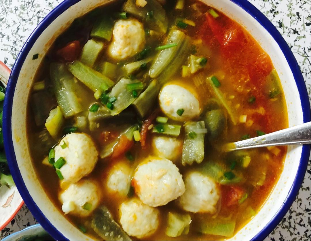 丝瓜番茄汤