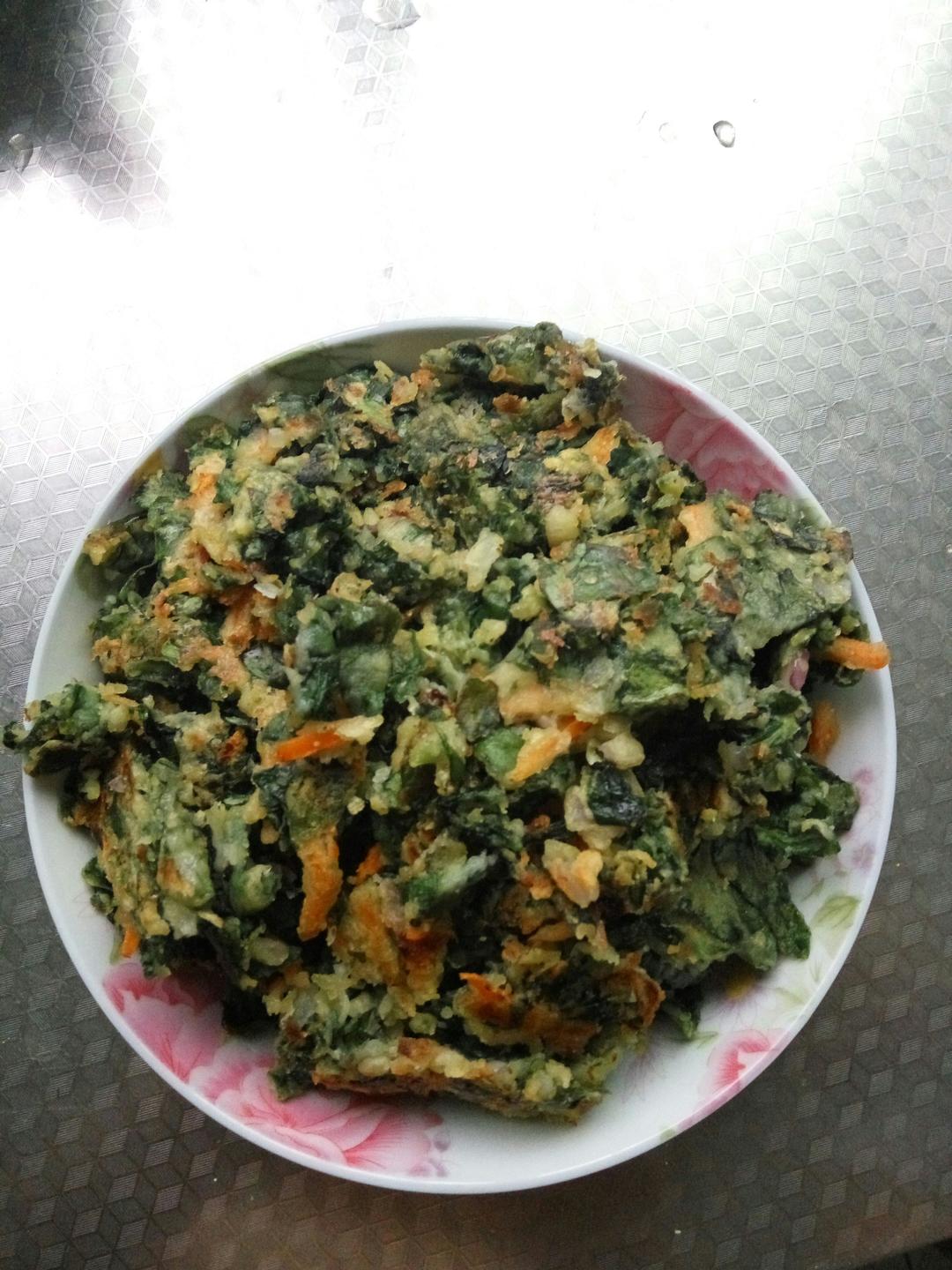 健康低油菠菜饼