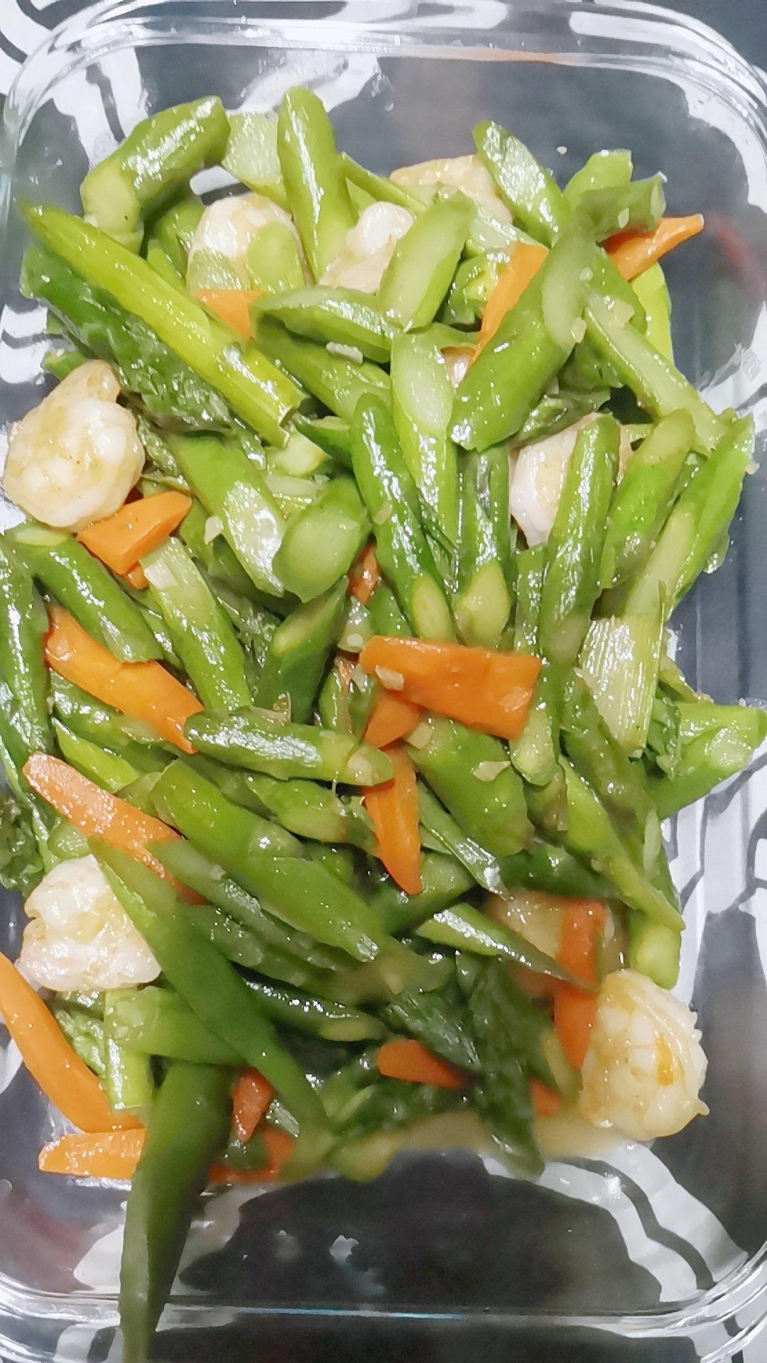 盒马菜谱_青芦笋炒虾仁