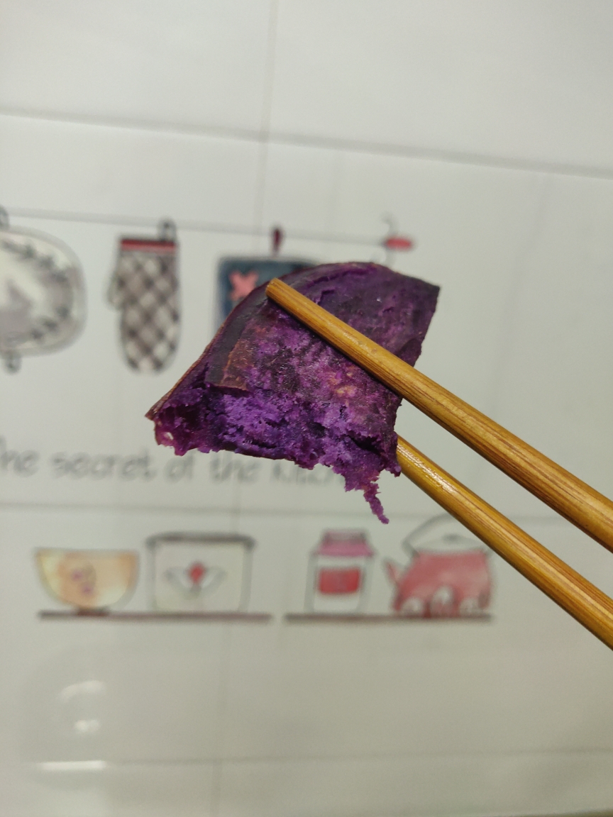 超级简单的烤紫薯（电饼铛版）的做法