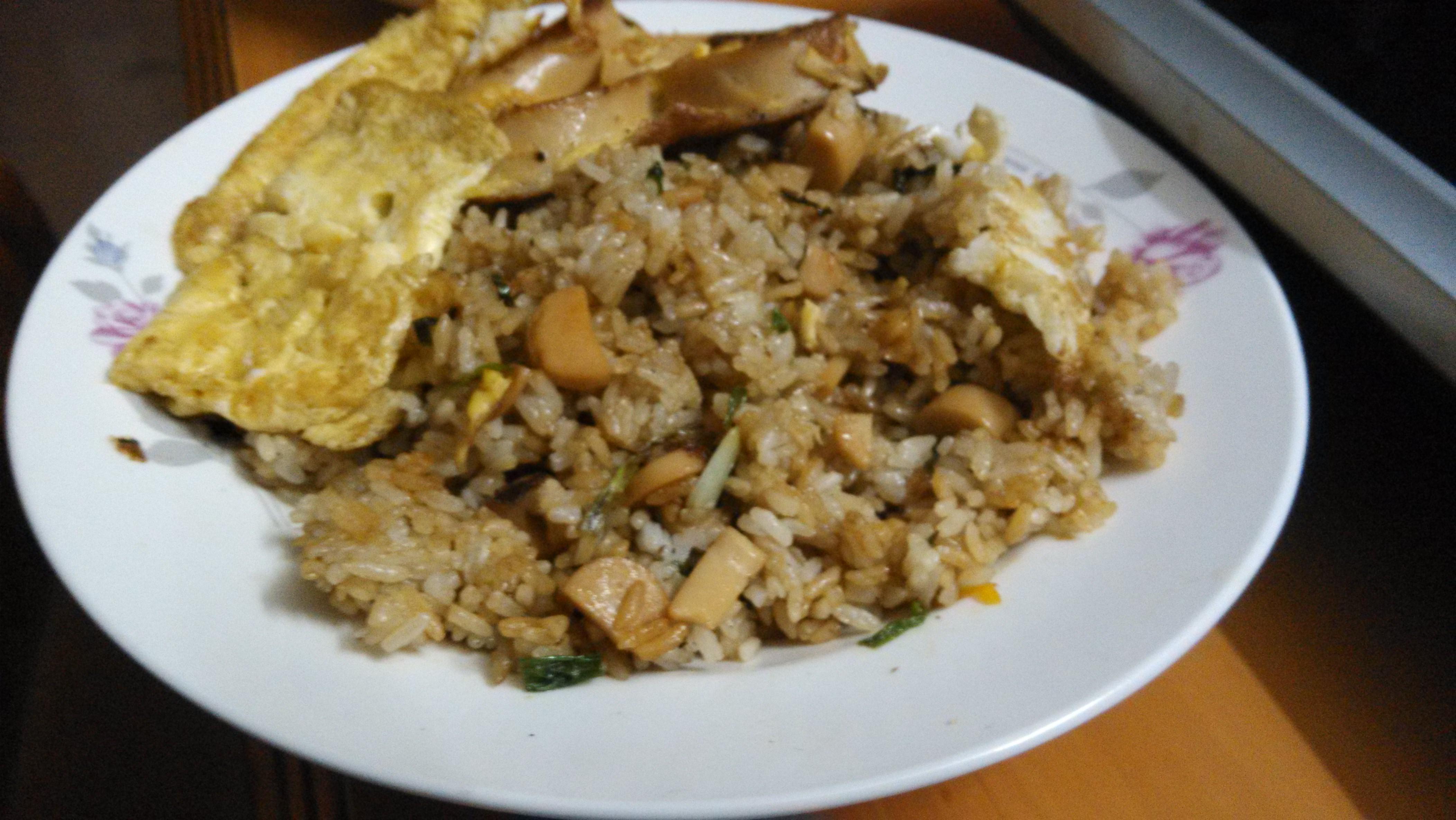 傻瓜版酱油炒饭
