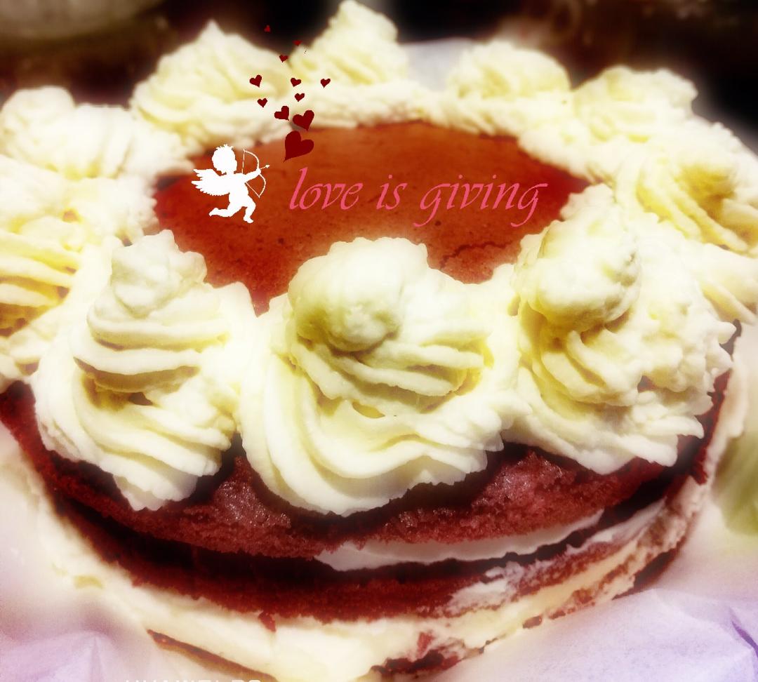 暖心红丝绒蛋糕［6寸绵软戚风版 ］