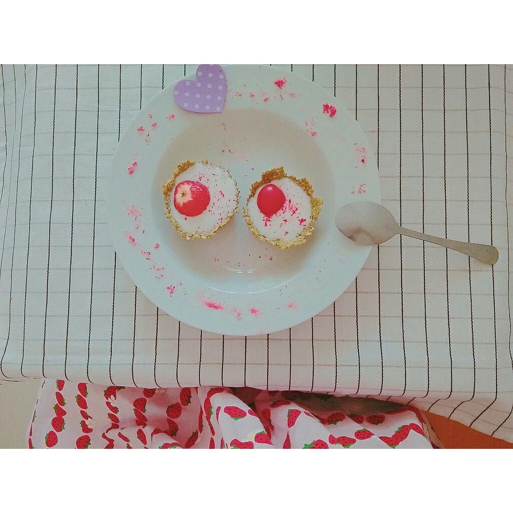 抹茶椰蓉酸奶塔（健康免烤无面粉）