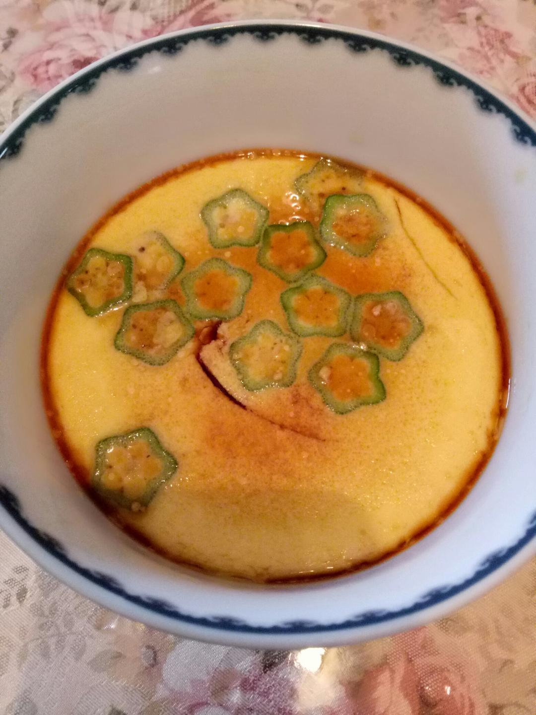 秋葵蒸蛋（简单营养快手）