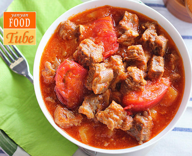 番茄炖牛腩 Chinese Beef And Tomato Stew的做法