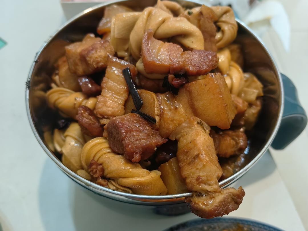 百叶结红烧肉