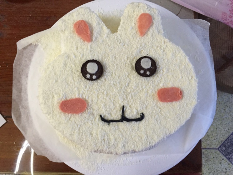 椰蓉小兔子奶油蛋糕
