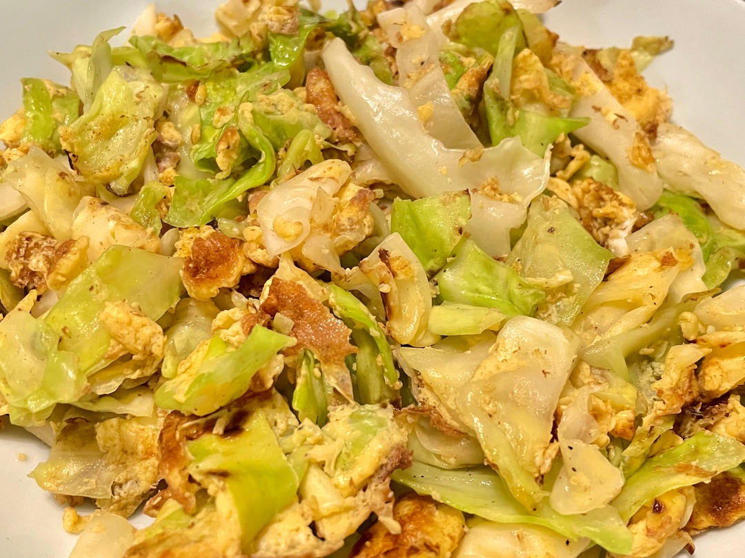 🔥一人食｜低卡减脂包菜鸡蛋饼（减肥党必学❗️）