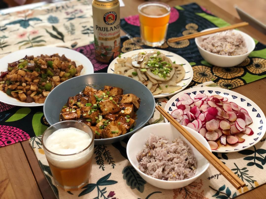 家常菜~杏鲍菇烧牛肉粒