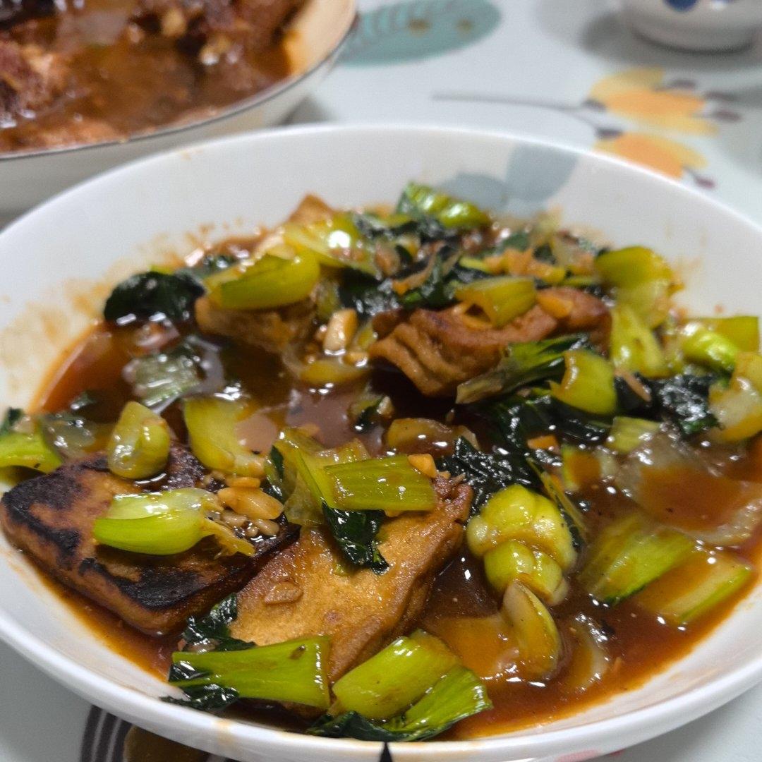 青菜炒豆腐