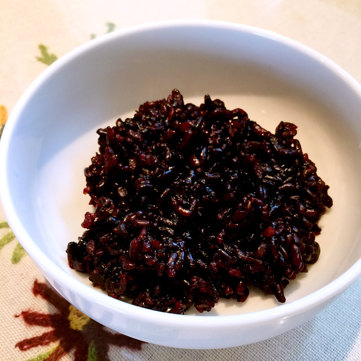 软糯甜香黑米饭