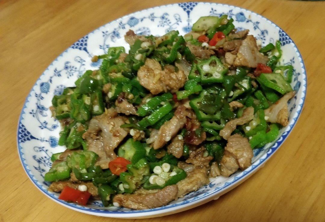 秋葵炒肉(超下饭！)
