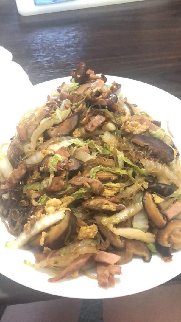 大白菜炒粉丝
