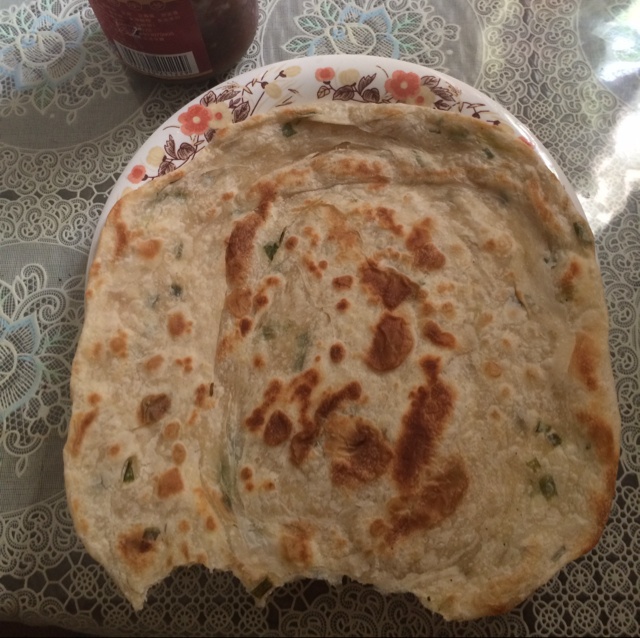 自制葱油饼