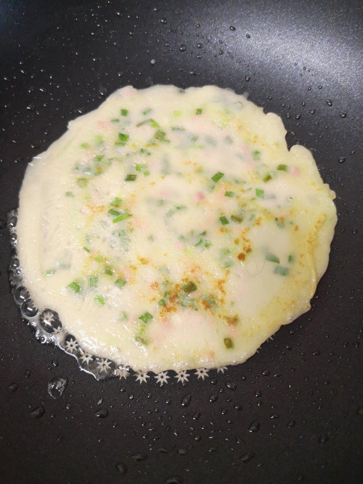 香葱火腿鸡蛋薄饼