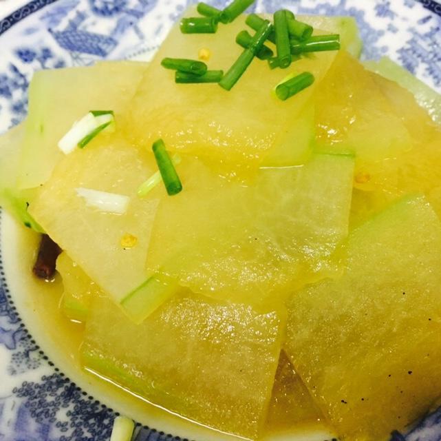 狂奔的__鱼做的素炒冬瓜