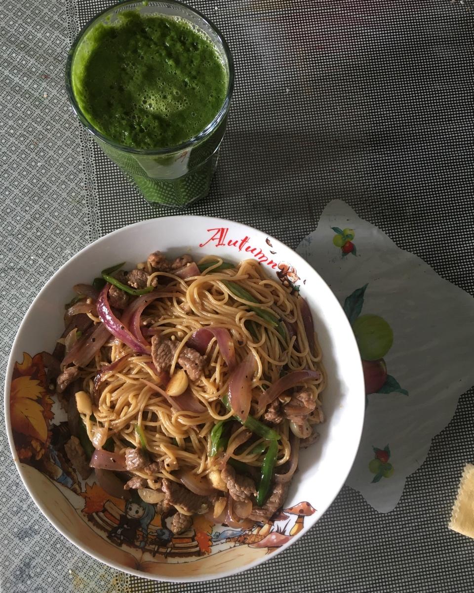 黑椒牛肉意面