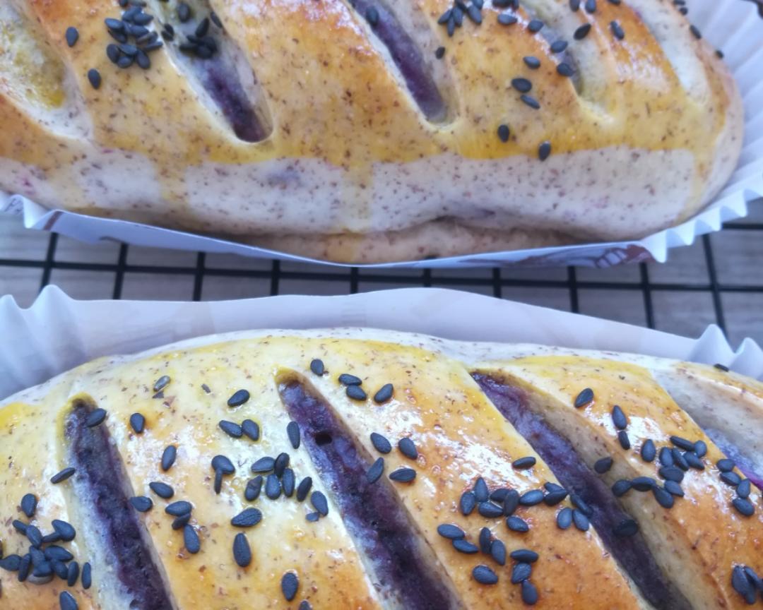 零失败紫薯枣泥包