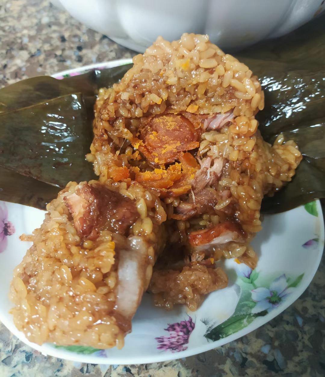 桂花蜜豆蜜枣粽子