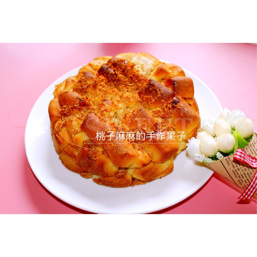 肉松手撕面包—超软会爆浆的面包哟