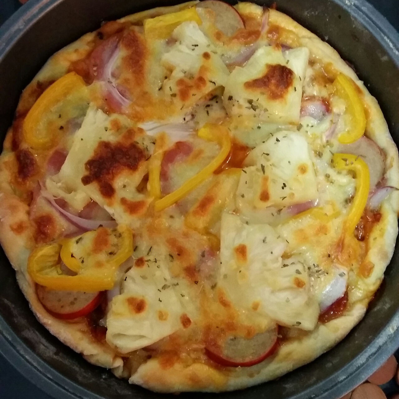 不用酵母的披萨底 No Yeast Pizza Dough