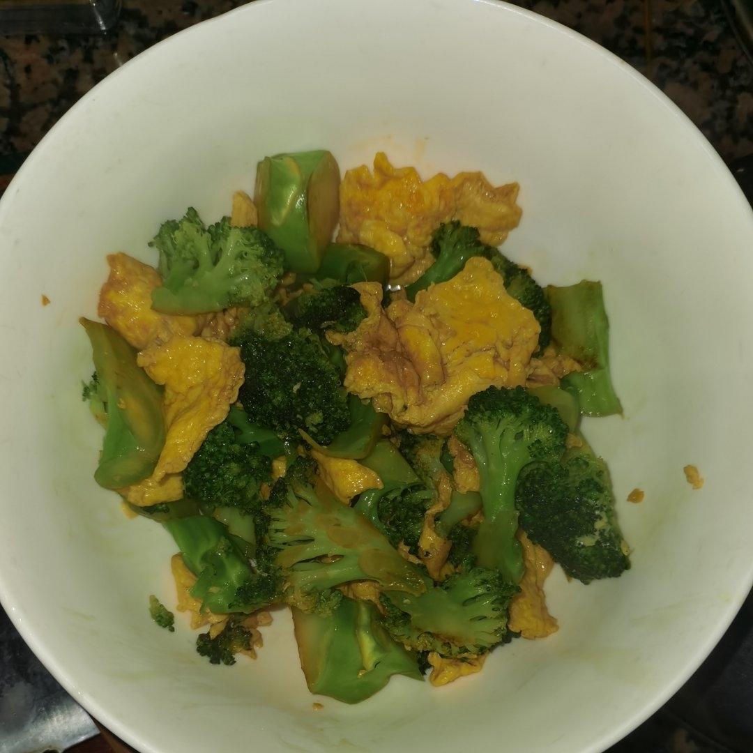 西兰花炒鸡蛋