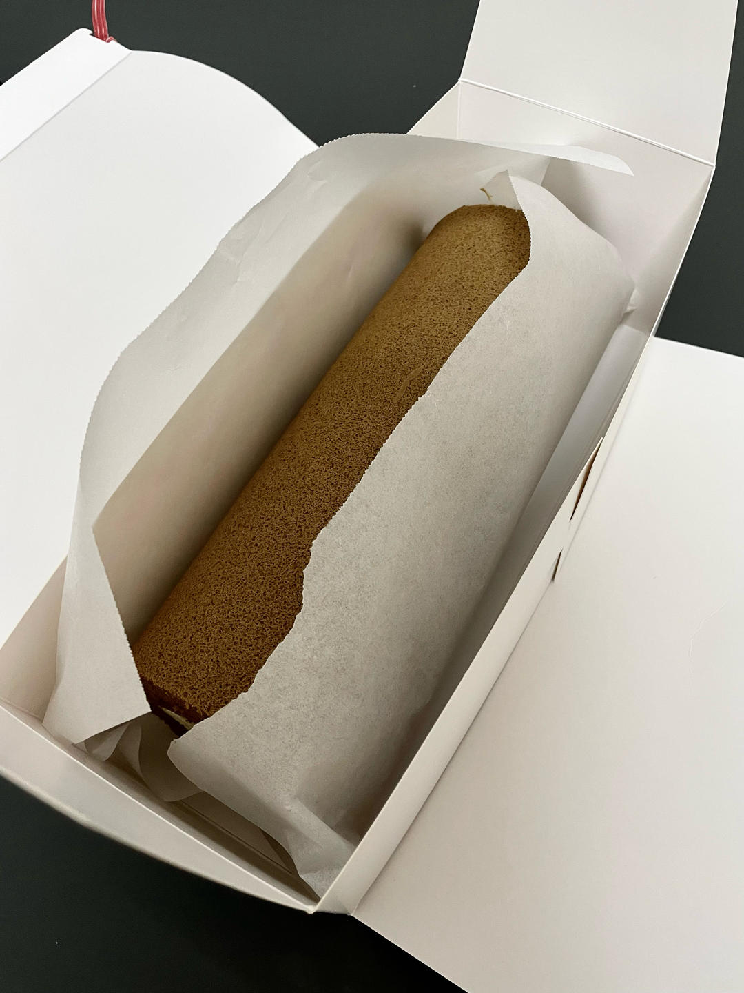 焙茶玄米啤梨蛋糕卷