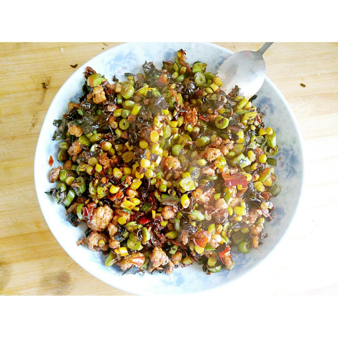 下饭菜～蒜苔肉末